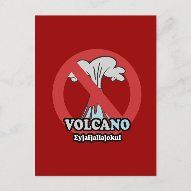 POSTAL VOLCA-NO (Anverso)