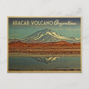 Postal Volcán Aracar Argentina
