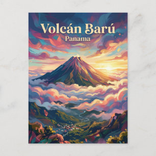 Postal Volcán Barú Panamá