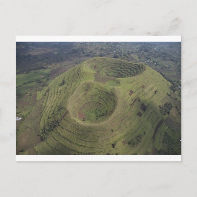 Postal Volcán en África (Anverso)