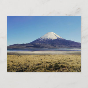 Postal Volcán en el norte de Chile