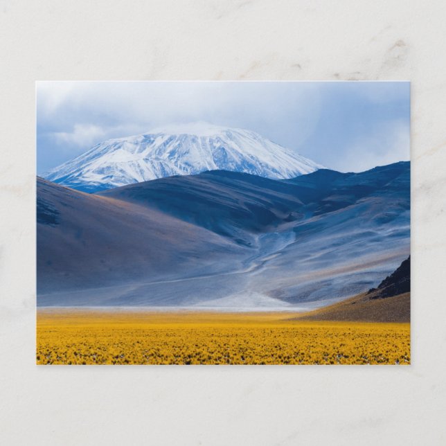 Postal Volcán Incahuasi, Argentina (Anverso)