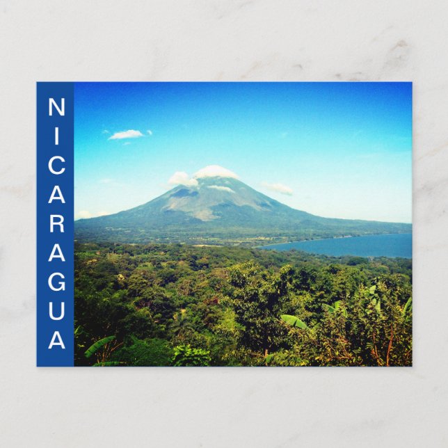 Postal volcán nicaragua concepcion (Anverso)