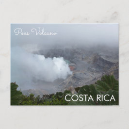 Postal Volcán Poas, Costa Rica Postcard