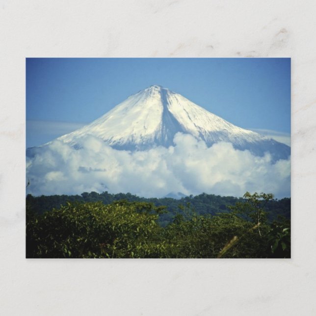 Postal Volcán Sangay (Anverso)
