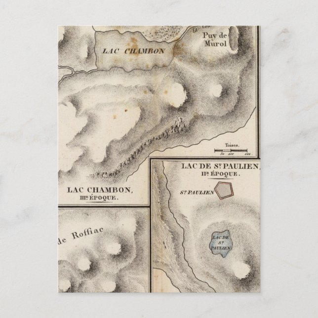 Postal Volcánicos de Lacs (Anverso)