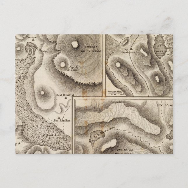 Postal Volcánicos de Lacs (Anverso)