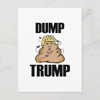 Postal Volcar a Trump divertido