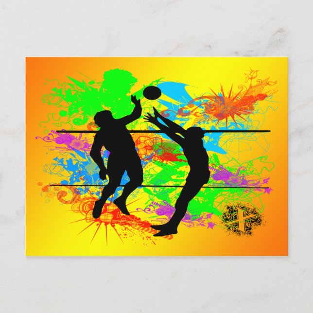 Postal Voleibol (Anverso)
