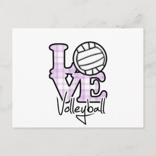 Postal Voleibol de amor