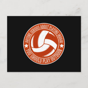 Postal Voleibol - Deberías jugar al aire libre