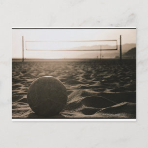 Postal Voleibol en la arena