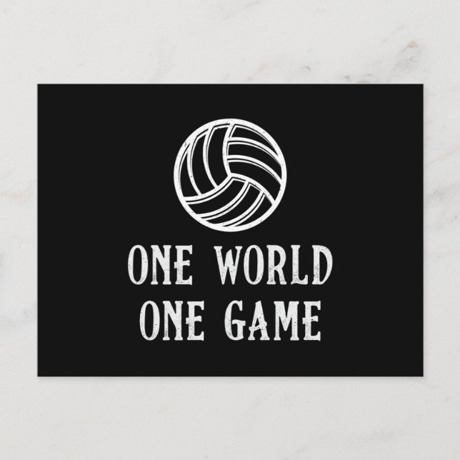 Postal Voleibol One World One Game Voleibol (Anverso)