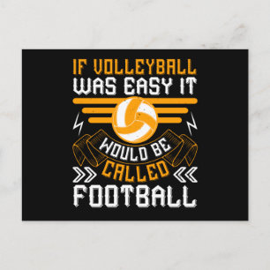 Postal Voleibol - Si el voleibol fuera fácil