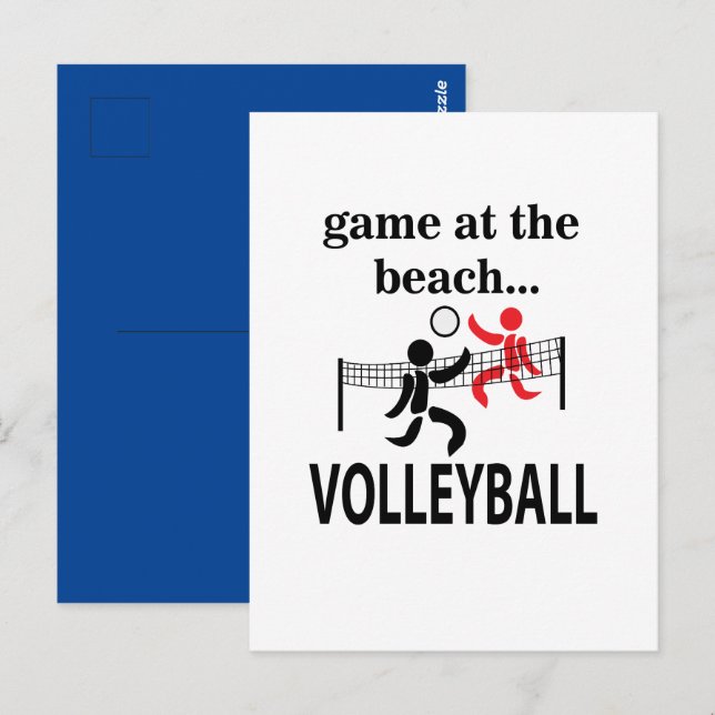 Postal Voleibol Voleibol de Playa (Anverso / Reverso)