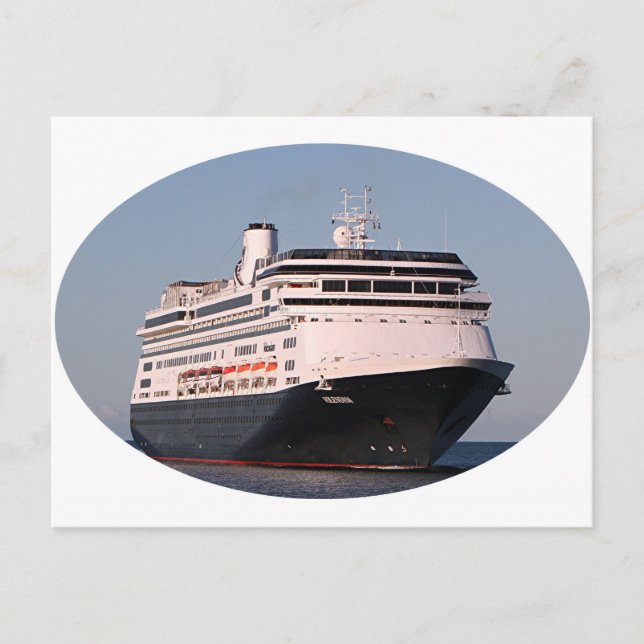 Postal Volendam cruise ship oval 6 (Anverso)