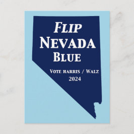 Postal Voltear el azul de Nevada en 2024