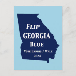 Postal Voltear Georgia Blue en 2024