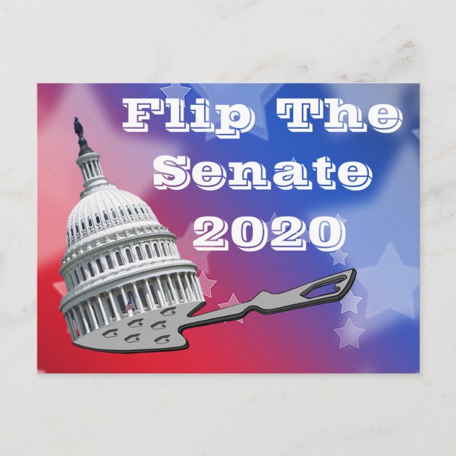 Postal Voltear La Votación Del Senado 2020 (Anverso)