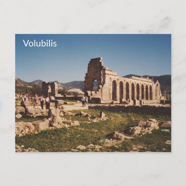 Postal Volúmenes - Marruecos (Anverso)