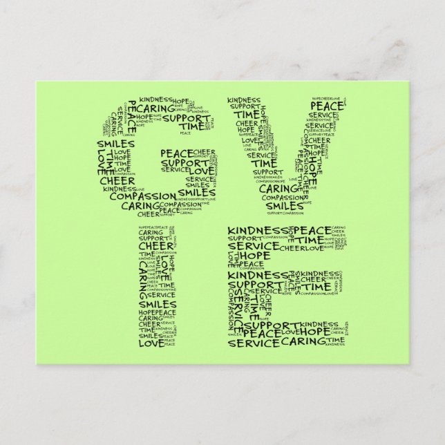 Postal Voluntario: El mayor regalo es dándote a ti mismo (Anverso)