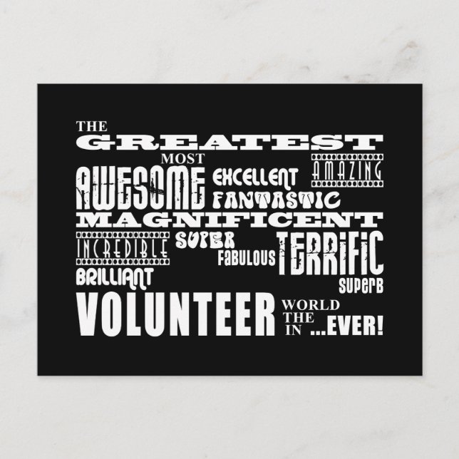 Postal Voluntarios: El mejor voluntario (Anverso)
