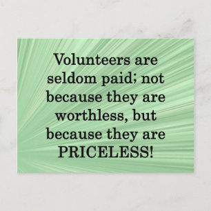 Postal Voluntarios sin precio