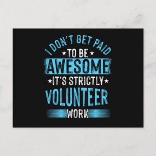 Postal Voluntarios voluntarios de voluntariado tasas de c