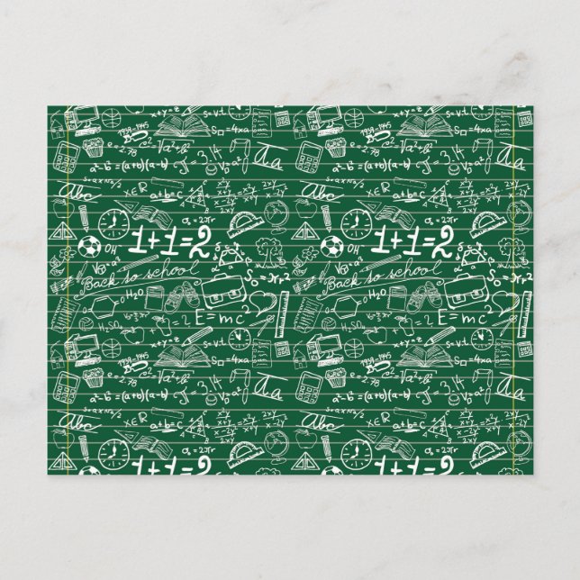 Postal Volver a la escuela (Anverso)