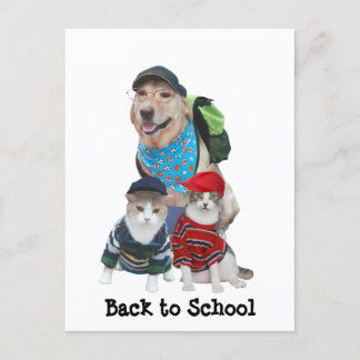 Postal Volver a la escuela