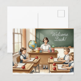 Postal Volver a los amigos de la escuela