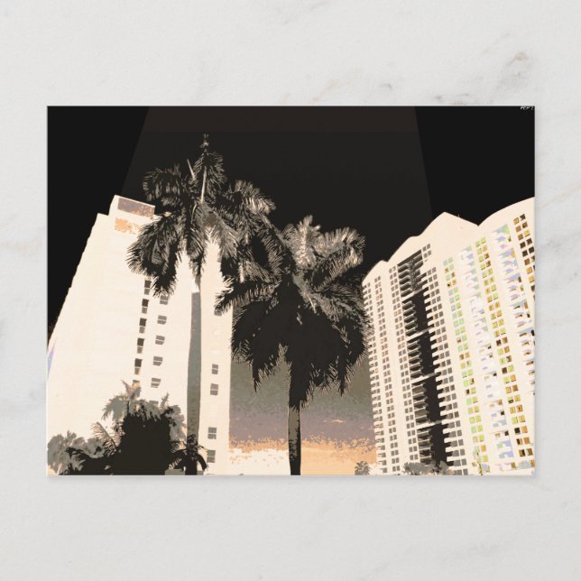 Postal Volver A Miami (Anverso)