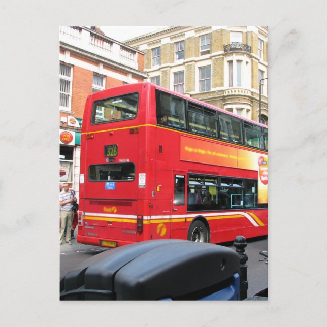 Postal Volver al bus (Anverso)