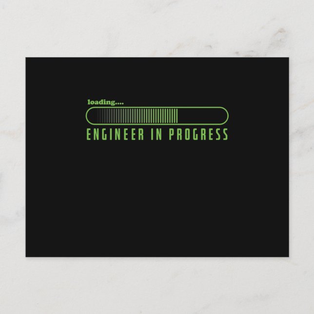 Postal vom Student zum Ingenieur Ladebalken (Anverso)