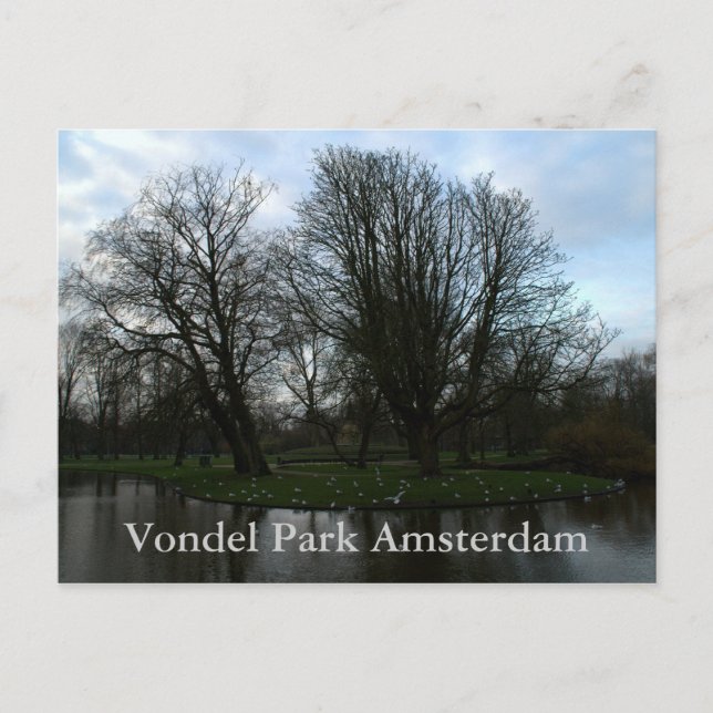 Postal Vondelpark, Ámsterdam (Anverso)