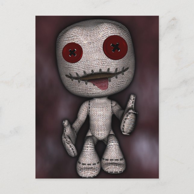 Postal Voodoo Dolly (Anverso)
