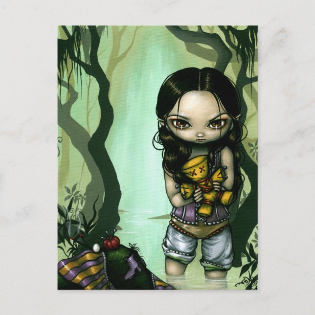 Postal "Voodoo in the Bayou" (Anverso)
