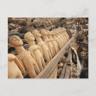 Postal Voodoo Puppen am Fetisch Markt, Westafrika