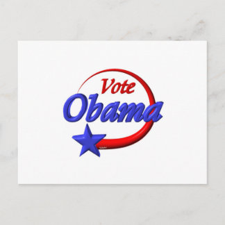 Postal Vota a Obama en 2012. Crear el futuro