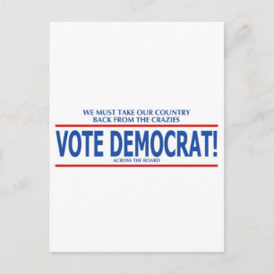 POSTAL ¡VOTA DEMÓCRATA!