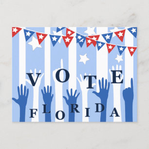 Postal ¡Vota Florida A Salir Del Voto! Votantes
