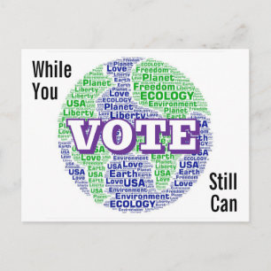 Postal VOTA Mientras Todavía Pueda