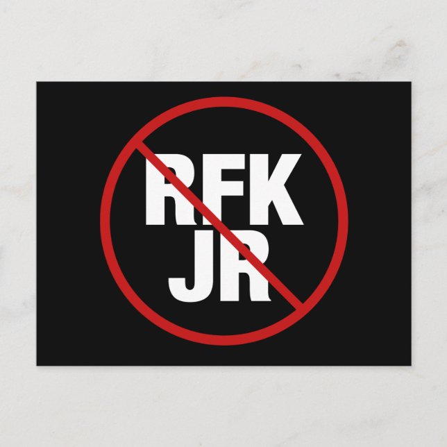Postal Votación contra Robert F. Kennedy Yard (Anverso)