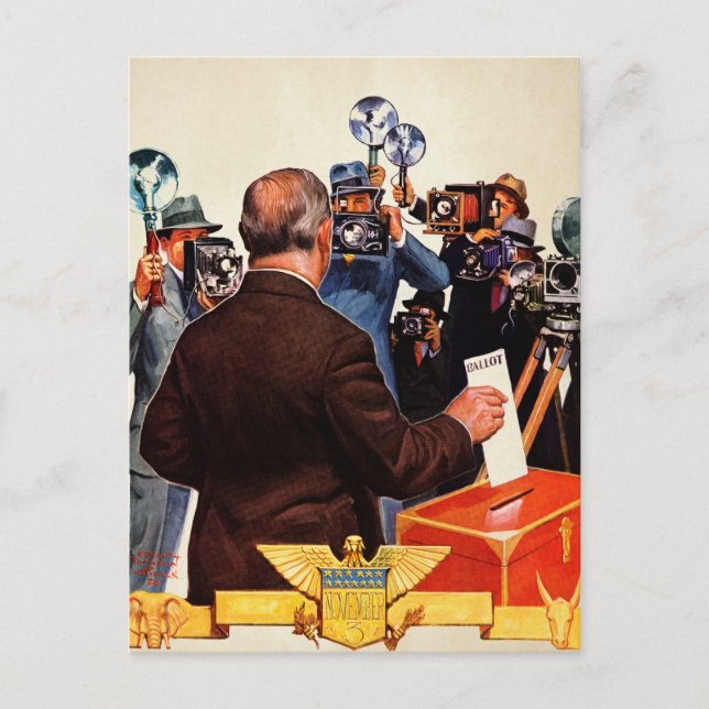 Postal Votación de candidatos (Anverso)