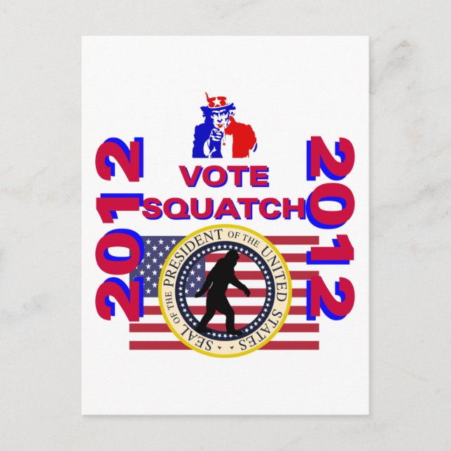 Postal Votación por Squatch 2010 (Anverso)