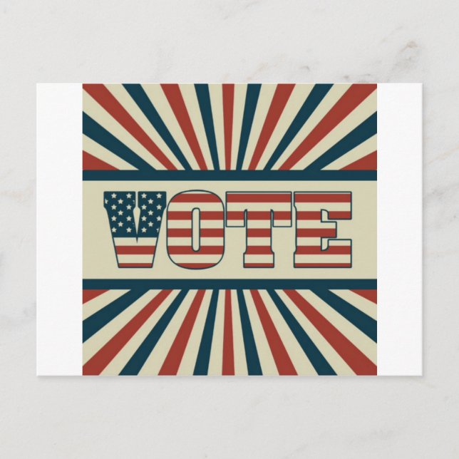 Postal Votación retro, todos los engranajes (Anverso)