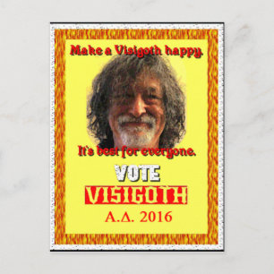 Postal Votación visigoth para presidente en 2016