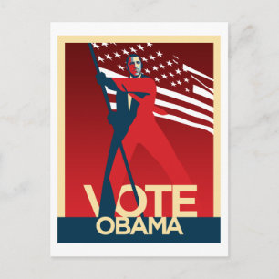 Postal Votar a Obama