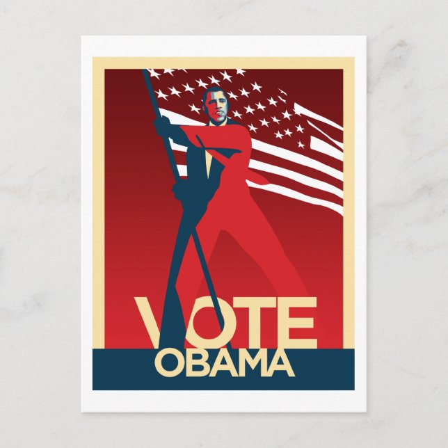 Postal Votar a Obama (Anverso)