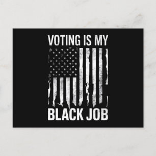 Postal Votar es la bandera de Estados Unidos divertida en